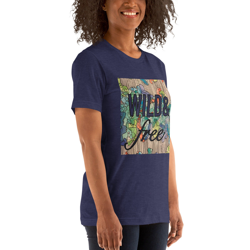 Wild & free Unisex t-shirt