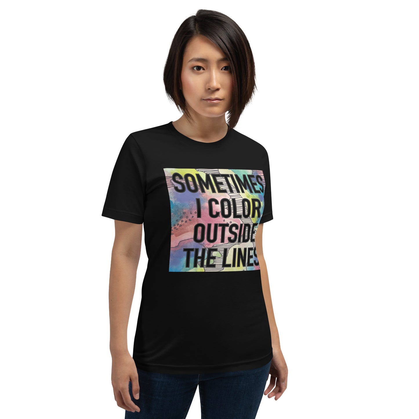 Outside the lines Unisex t-shirt