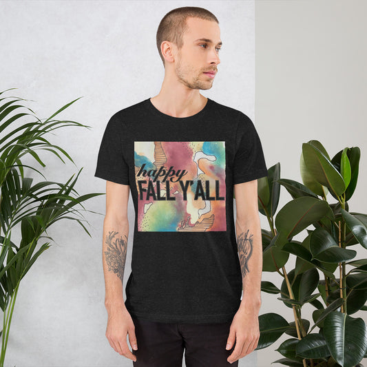 Happy fall y’all Unisex t-shirt