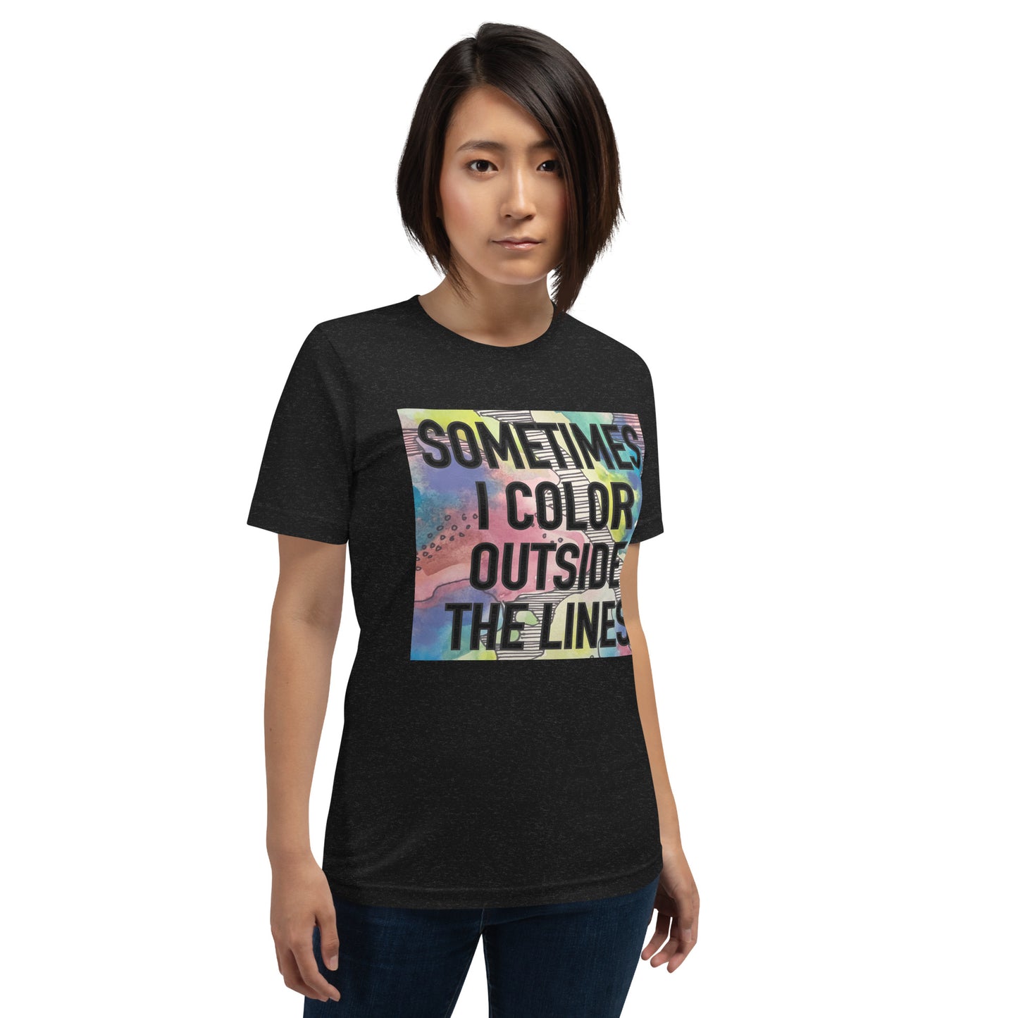 Outside the lines Unisex t-shirt