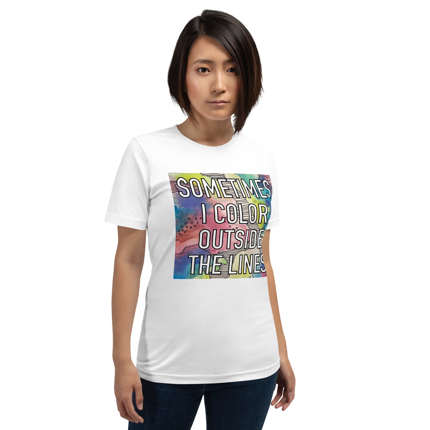 Outside the lines Unisex t-shirt